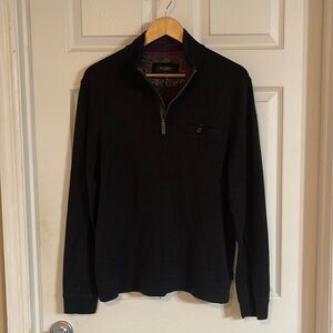 Ted Baker London Women's Black 1/4 Zip Sweater - Size 4
